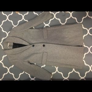Heather gray Zara Fall/Winter wool coat